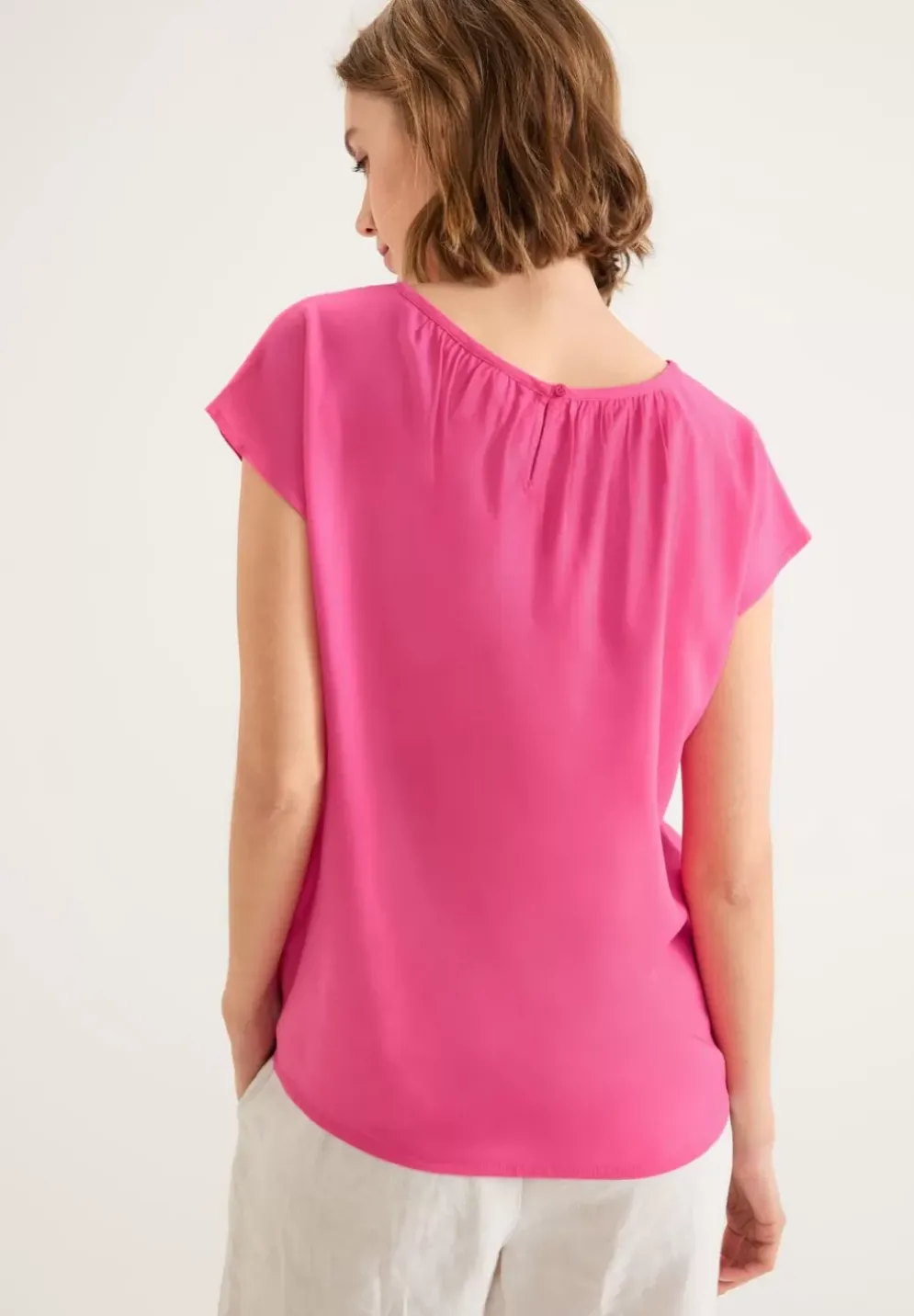 Bluse Mit Raffungen