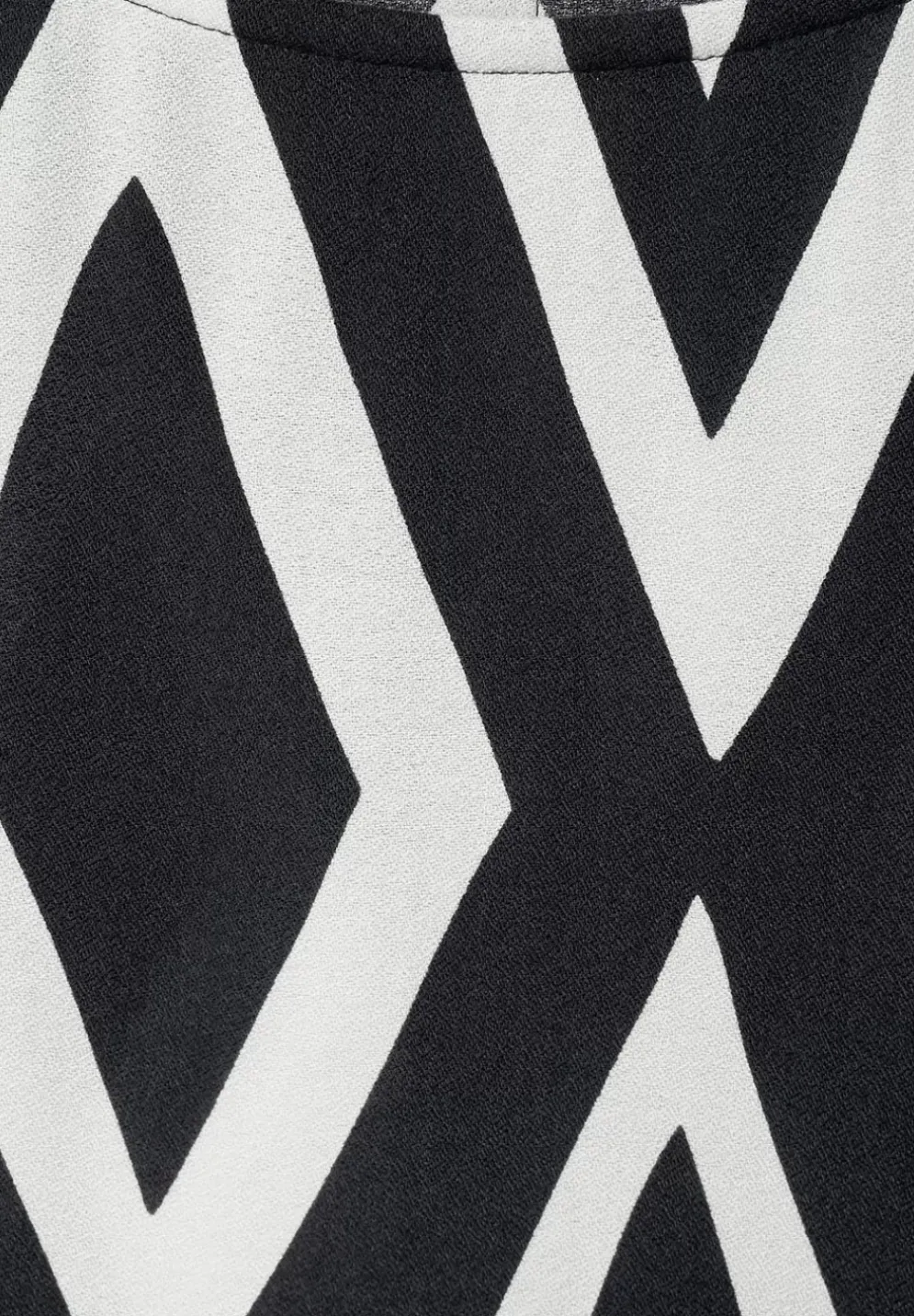 Bluse Mit Rhombus Print