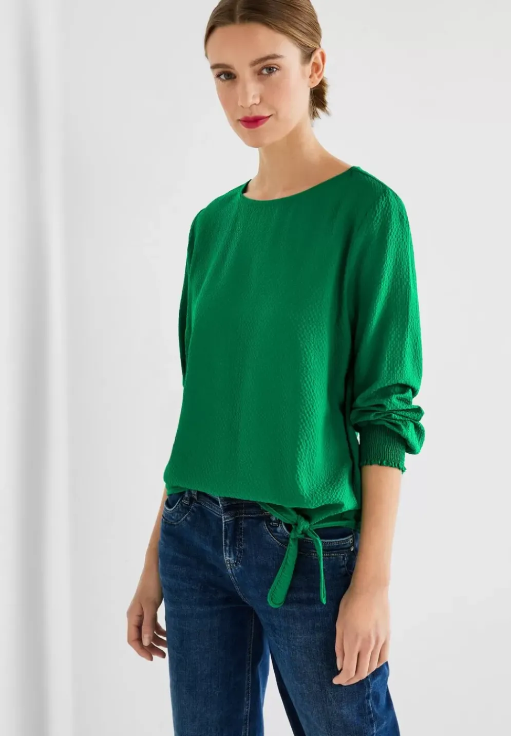 Bluse Mit Schleifendetail