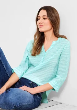 Bluse Mit Streifen