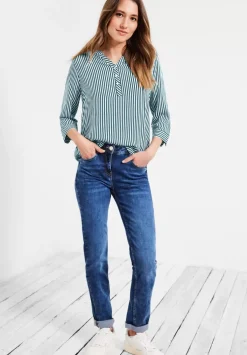 Bluse Mit Streifen