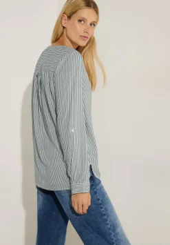 Bluse Mit Streifenmuster