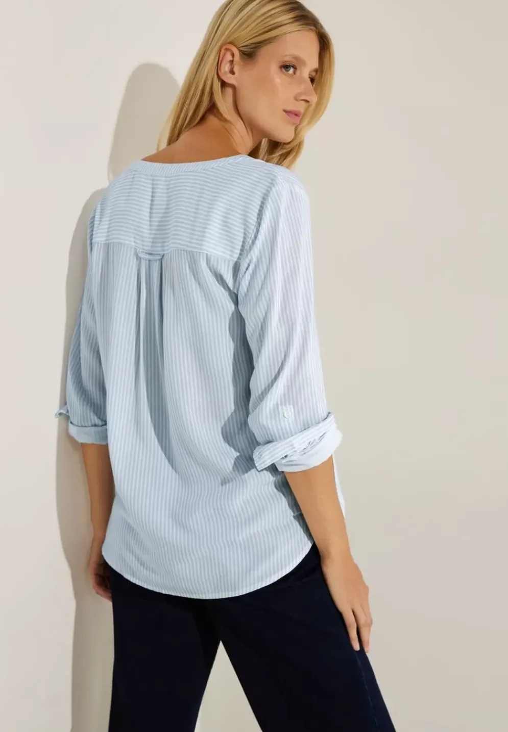Bluse Mit Streifenmuster
