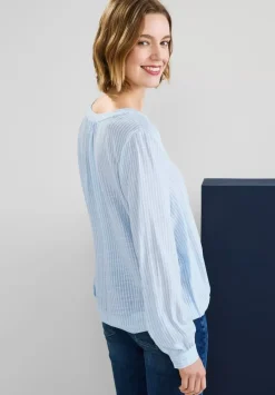 Bluse Mit Streifenmuster