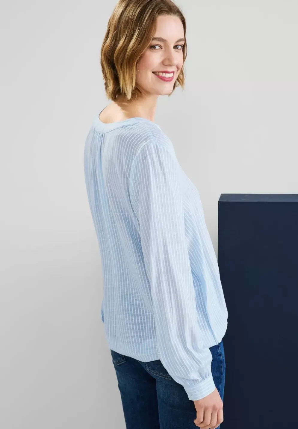 Bluse Mit Streifenmuster