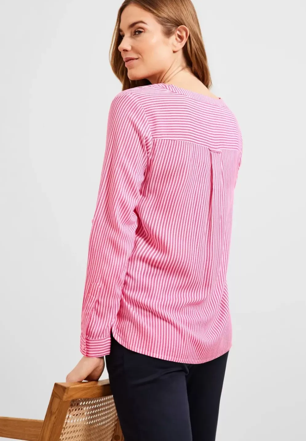Bluse Mit Streifenmuster
