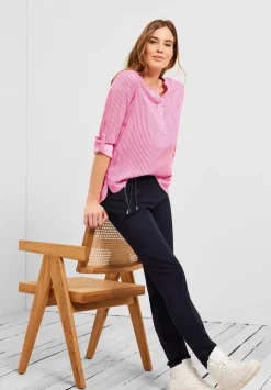 Bluse Mit Streifenmuster