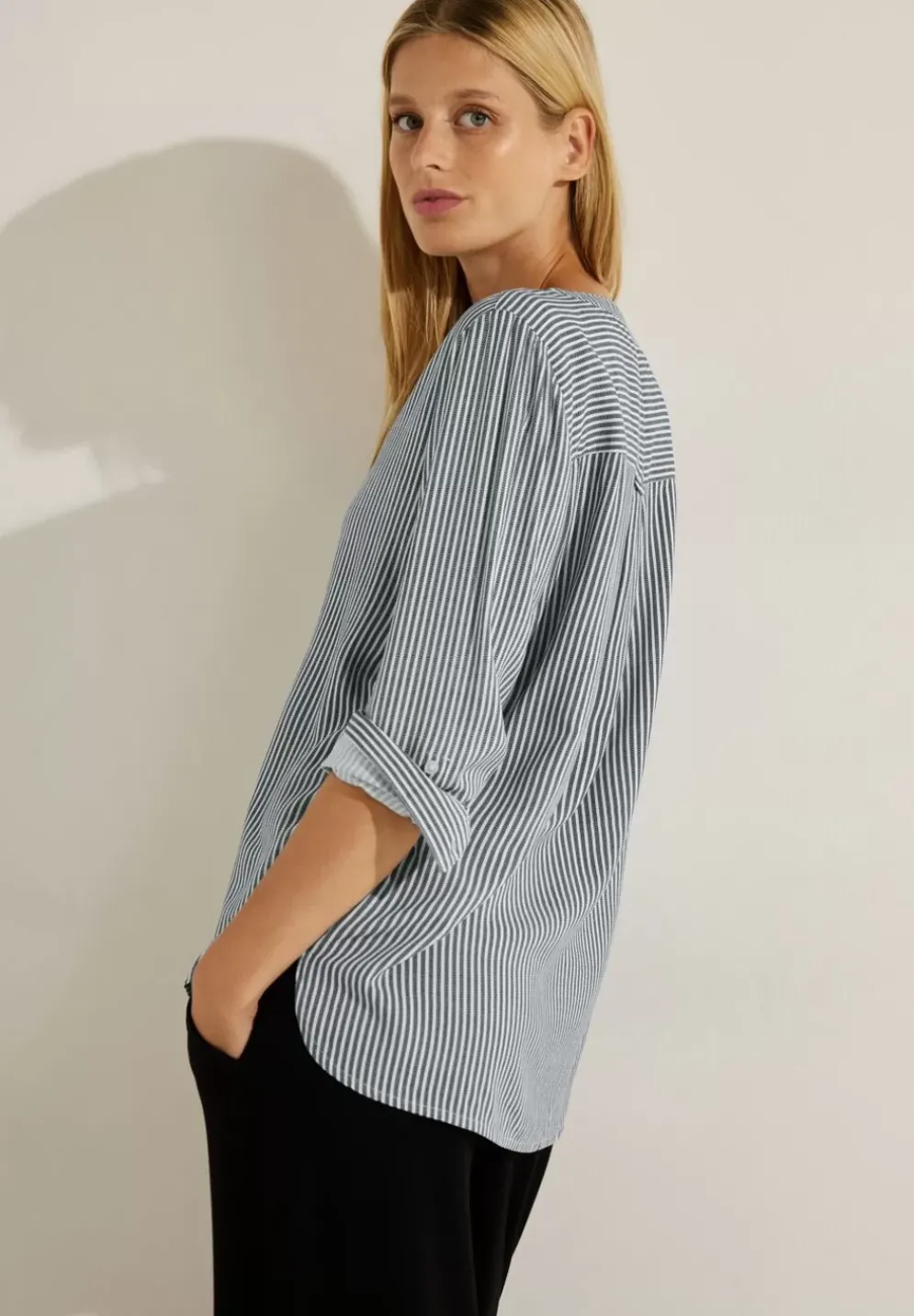 Bluse Mit Streifenmuster