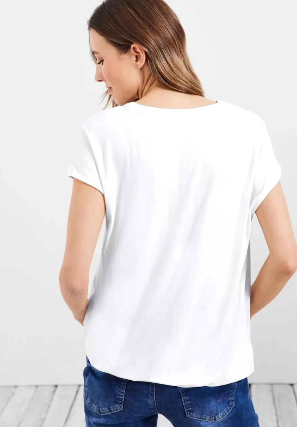 Bluse Mit Tunikabandchen