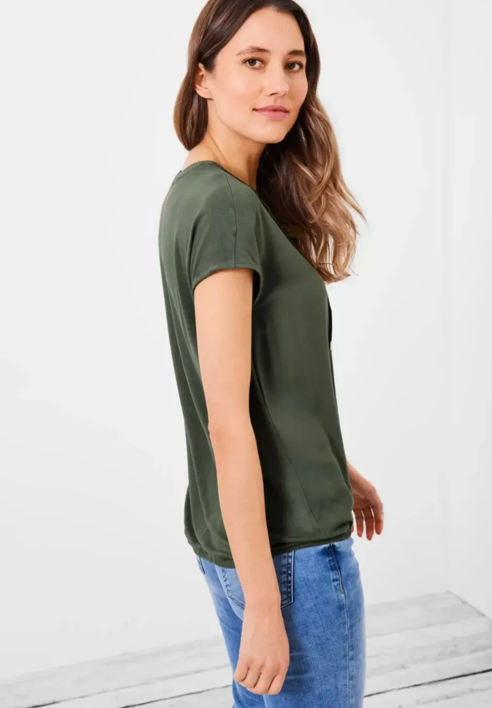 Bluse Mit Tunikabandchen