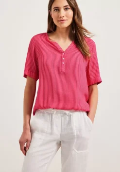 Bluse Mit Turn-Up Armel