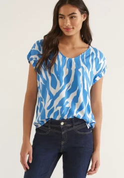 Bluse Mit Zebraprint