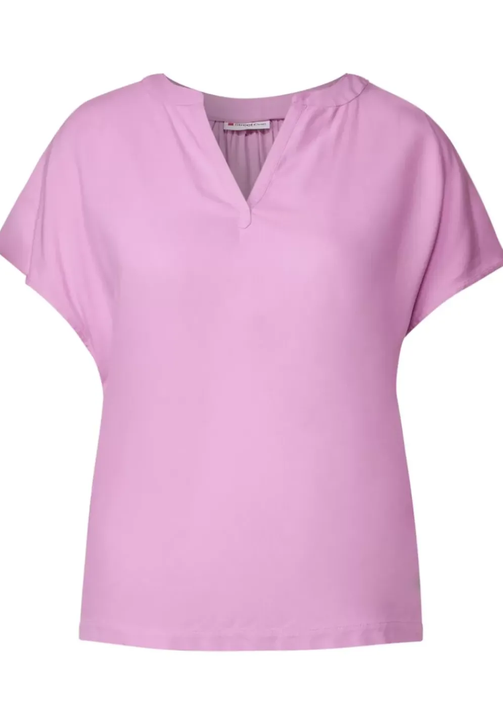 Blusenshirt In Unifarbe