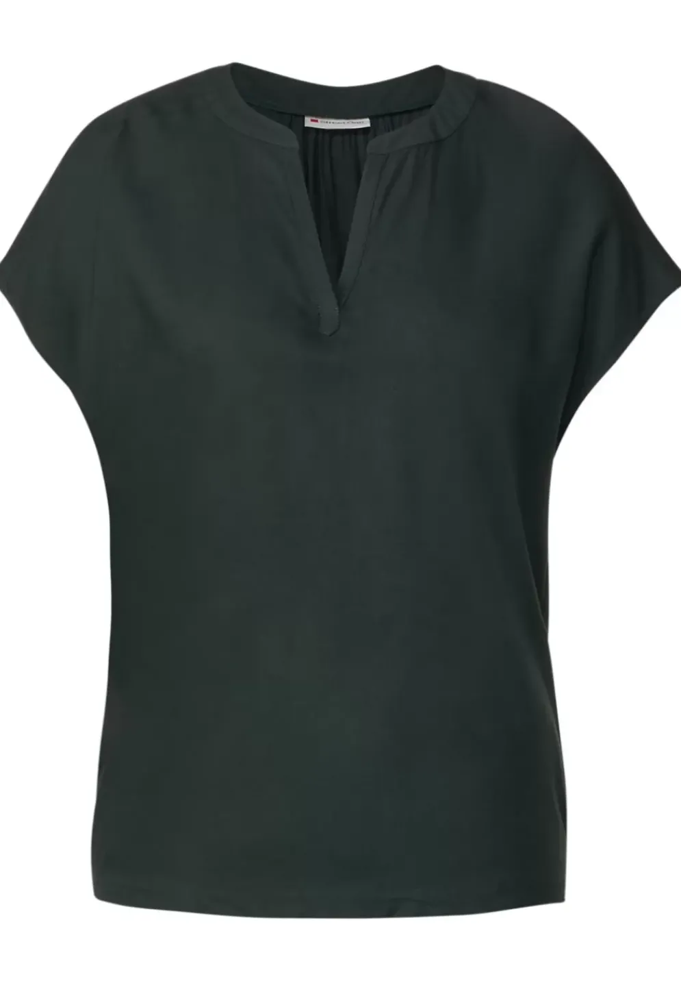 Blusenshirt In Unifarbe