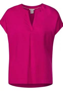 Blusenshirt In Unifarbe