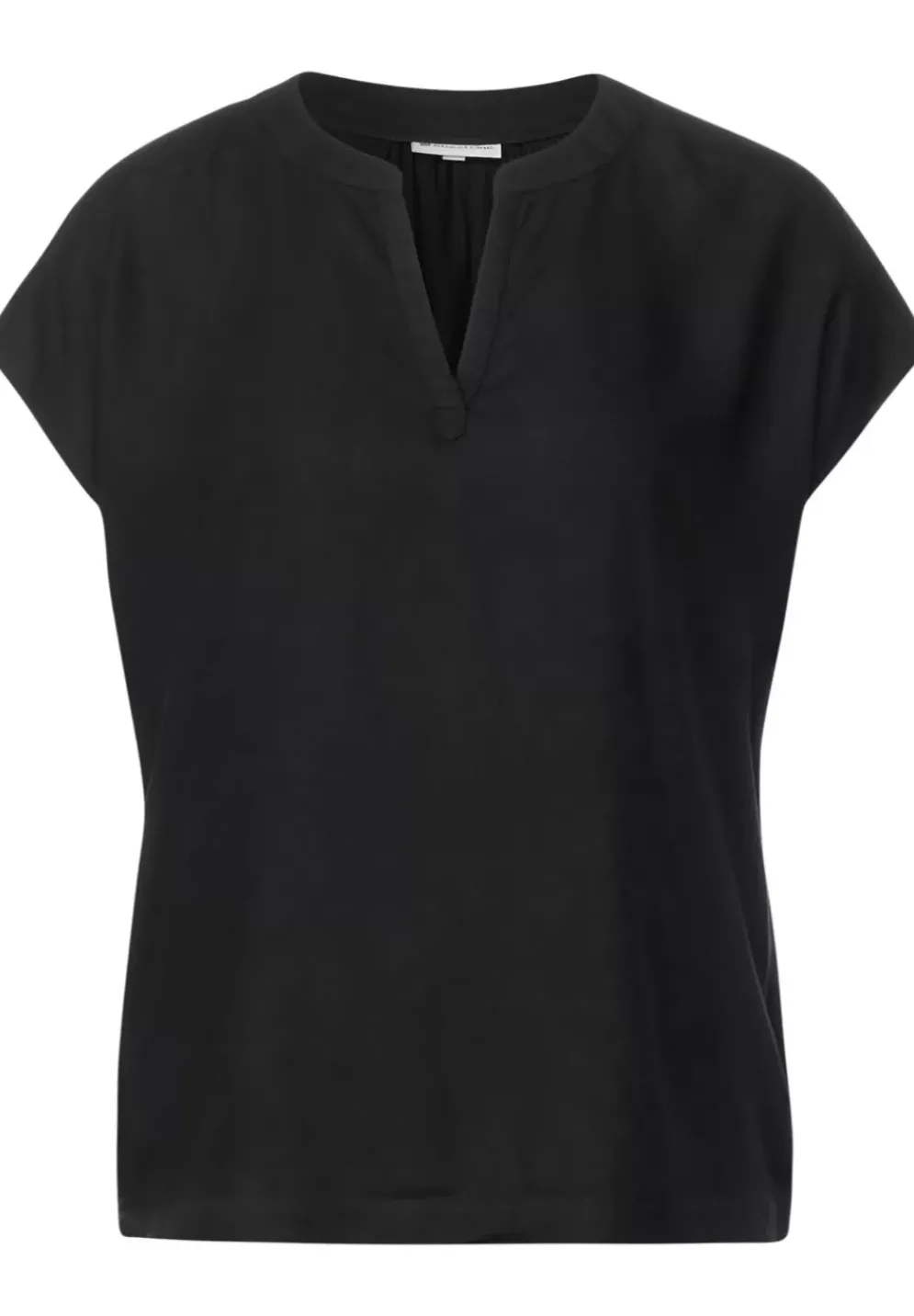 Blusenshirt In Unifarbe