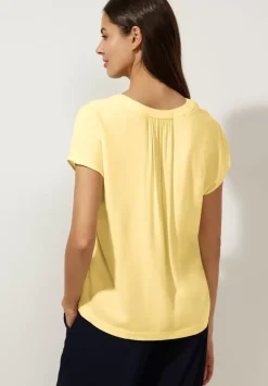 Blusenshirt In Unifarbe