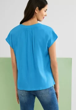 Blusenshirt In Unifarbe