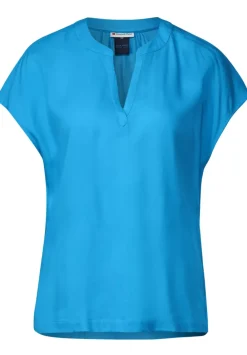 Blusenshirt In Unifarbe