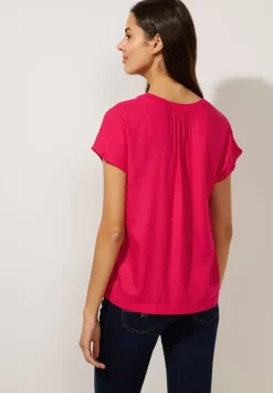 Blusenshirt In Unifarbe