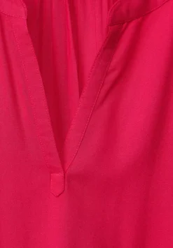 Blusenshirt In Unifarbe