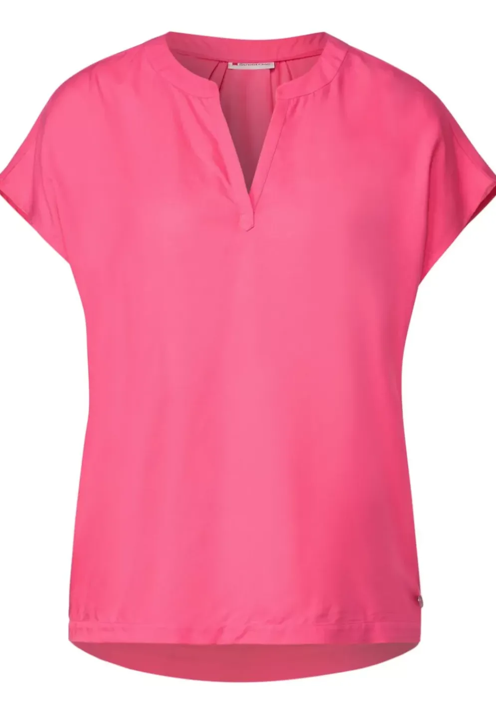Blusenshirt In Unifarbe