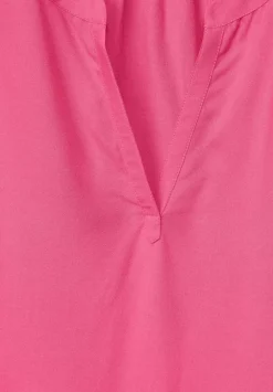 Blusenshirt In Unifarbe