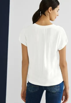 Blusenshirt In Unifarbe