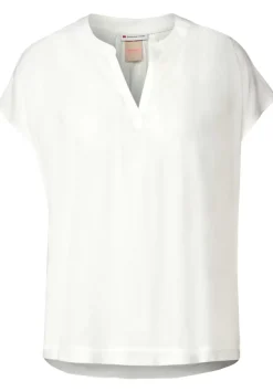 Blusenshirt In Unifarbe