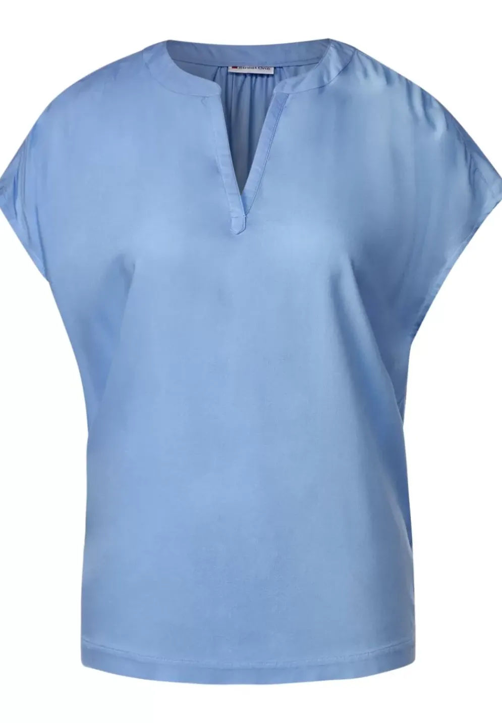 Blusenshirt In Unifarbe