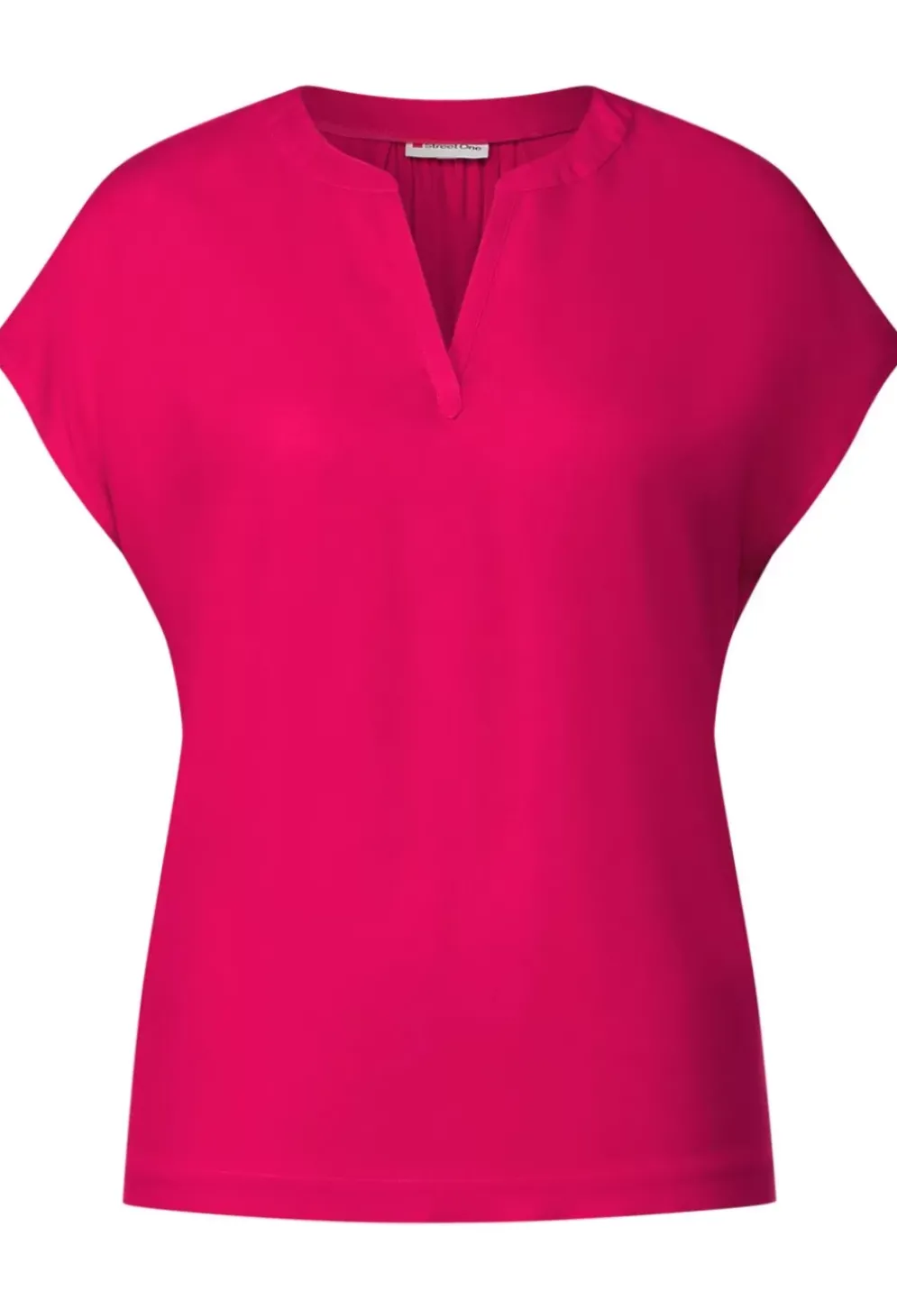 Blusenshirt In Unifarbe
