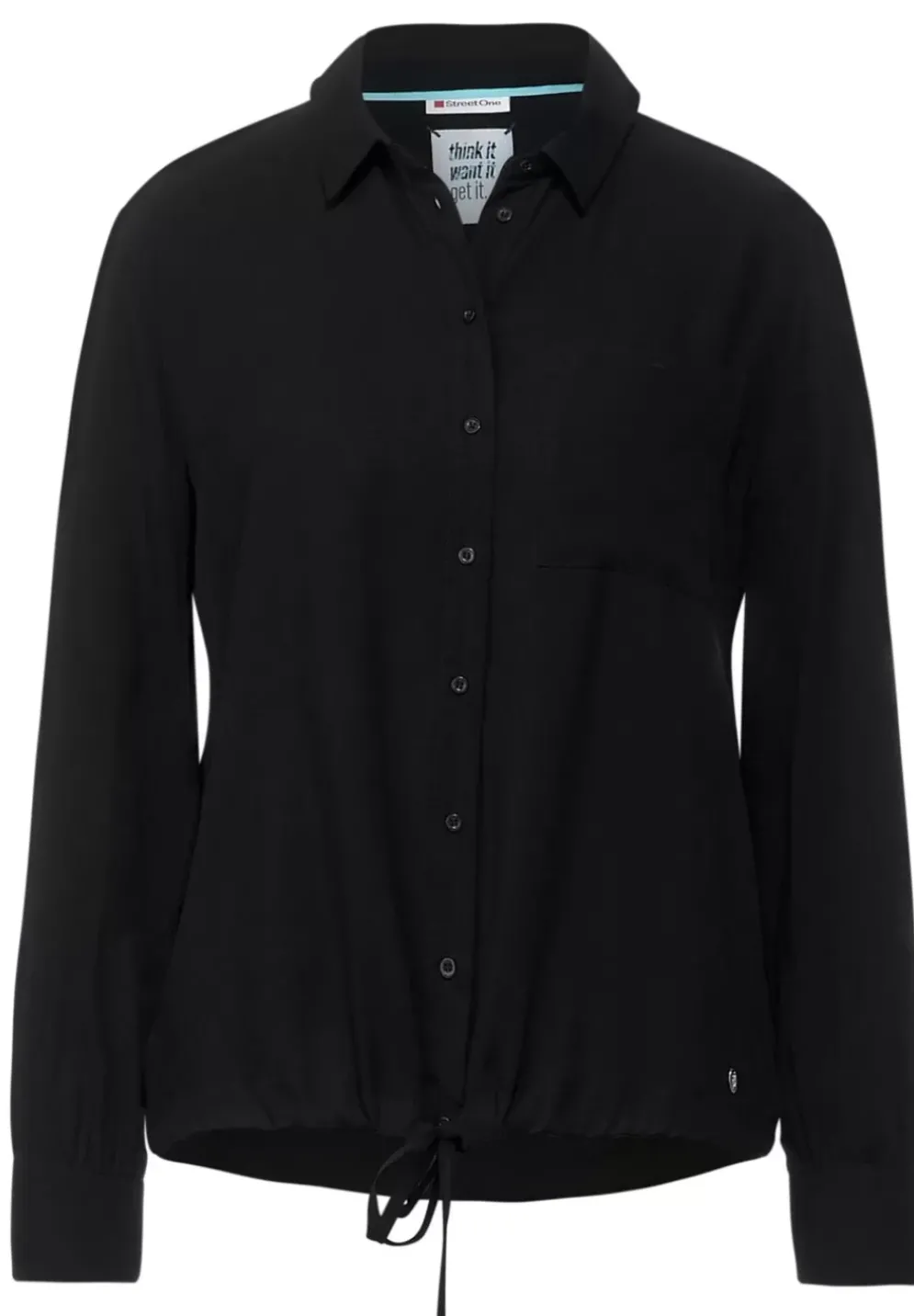 Blusenshirt Mit Knopfleiste