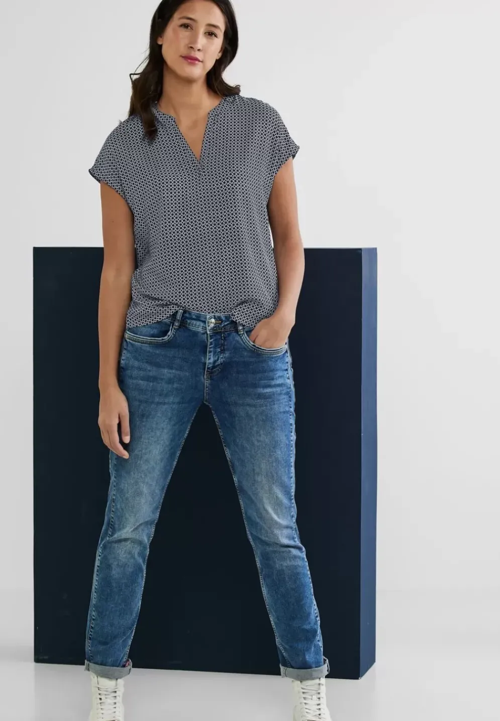 Blusenshirt Mit Print