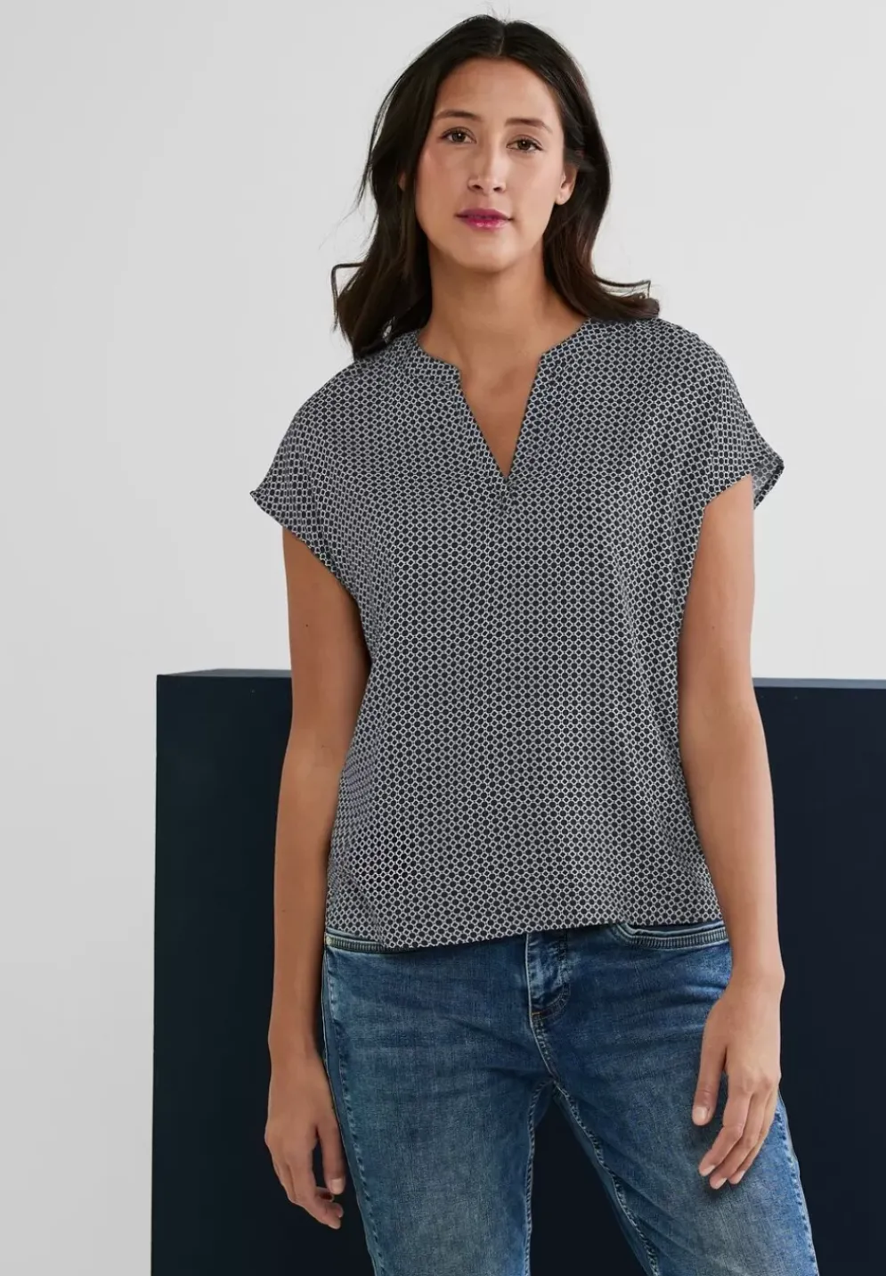 Blusenshirt Mit Print