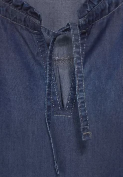 Blusentop Im Denimlook