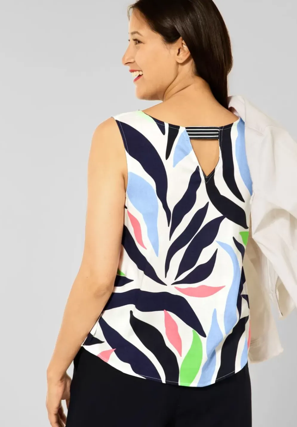 Blusentop Mit Allover Print