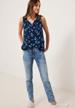Blusentop Mit Print