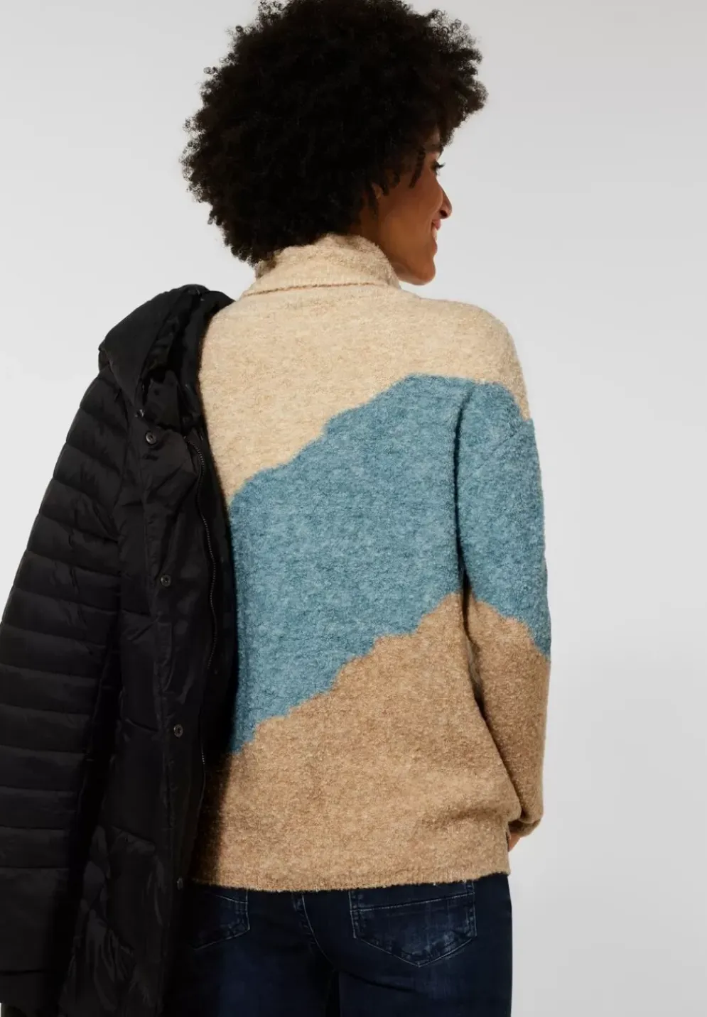 Boucle Strickpullover