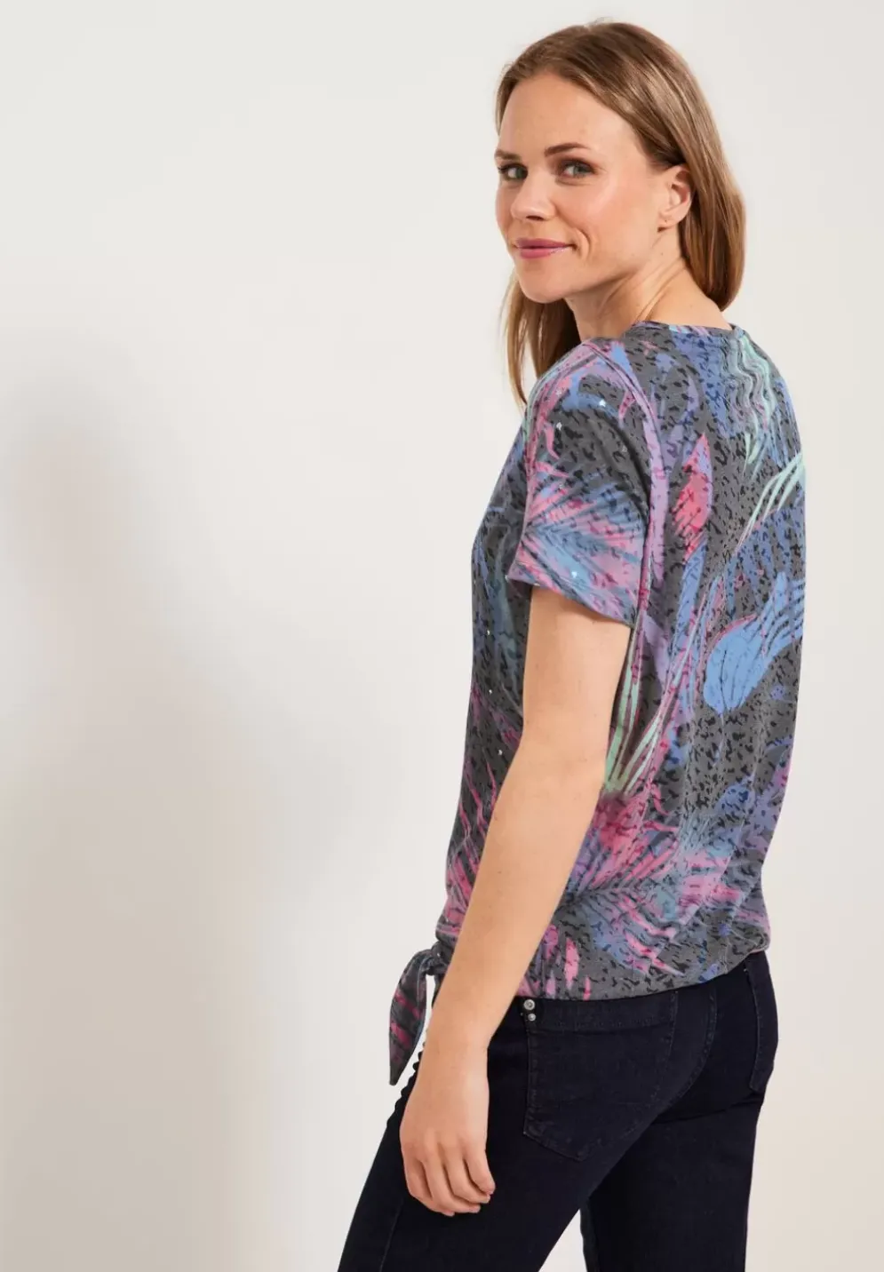Burn Out Print Shirt