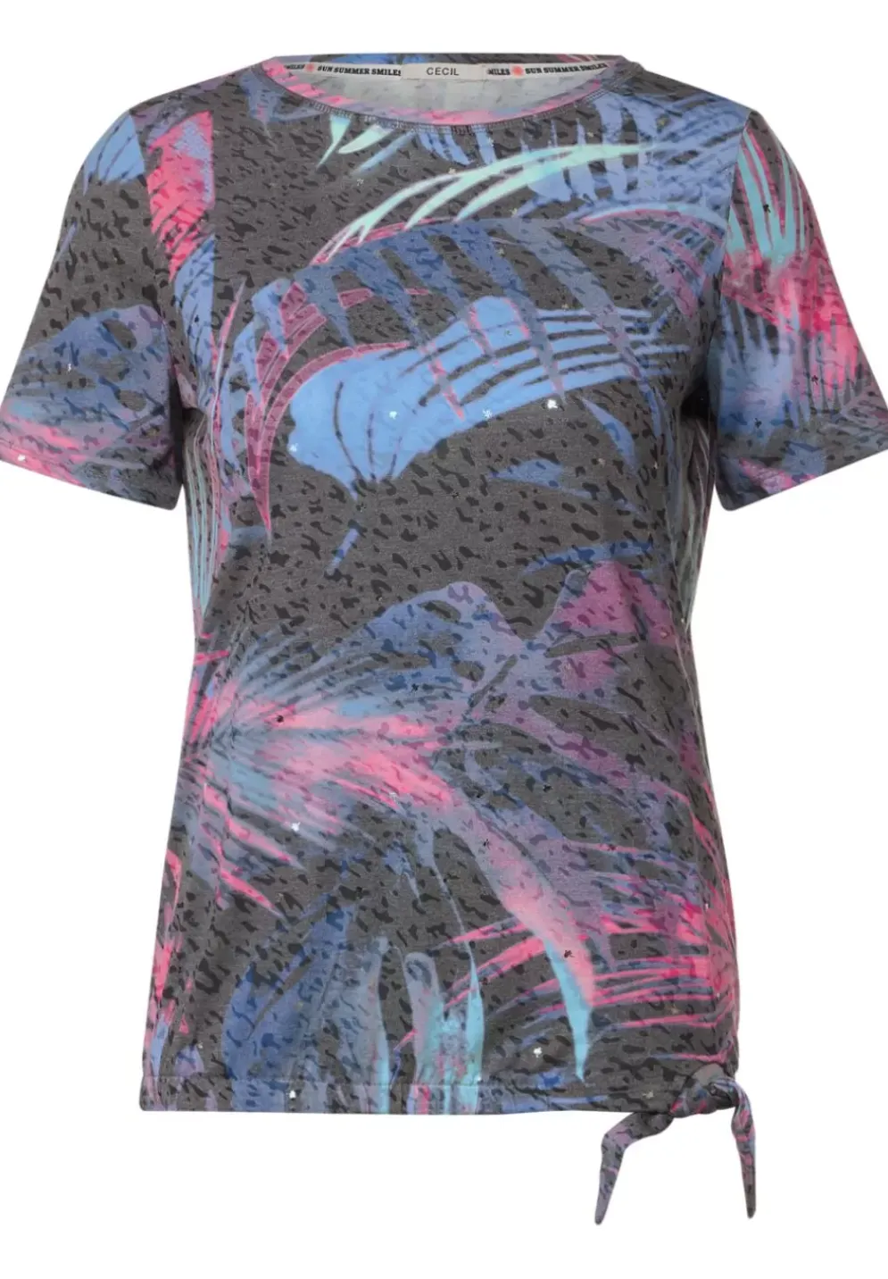 Burn Out Print Shirt