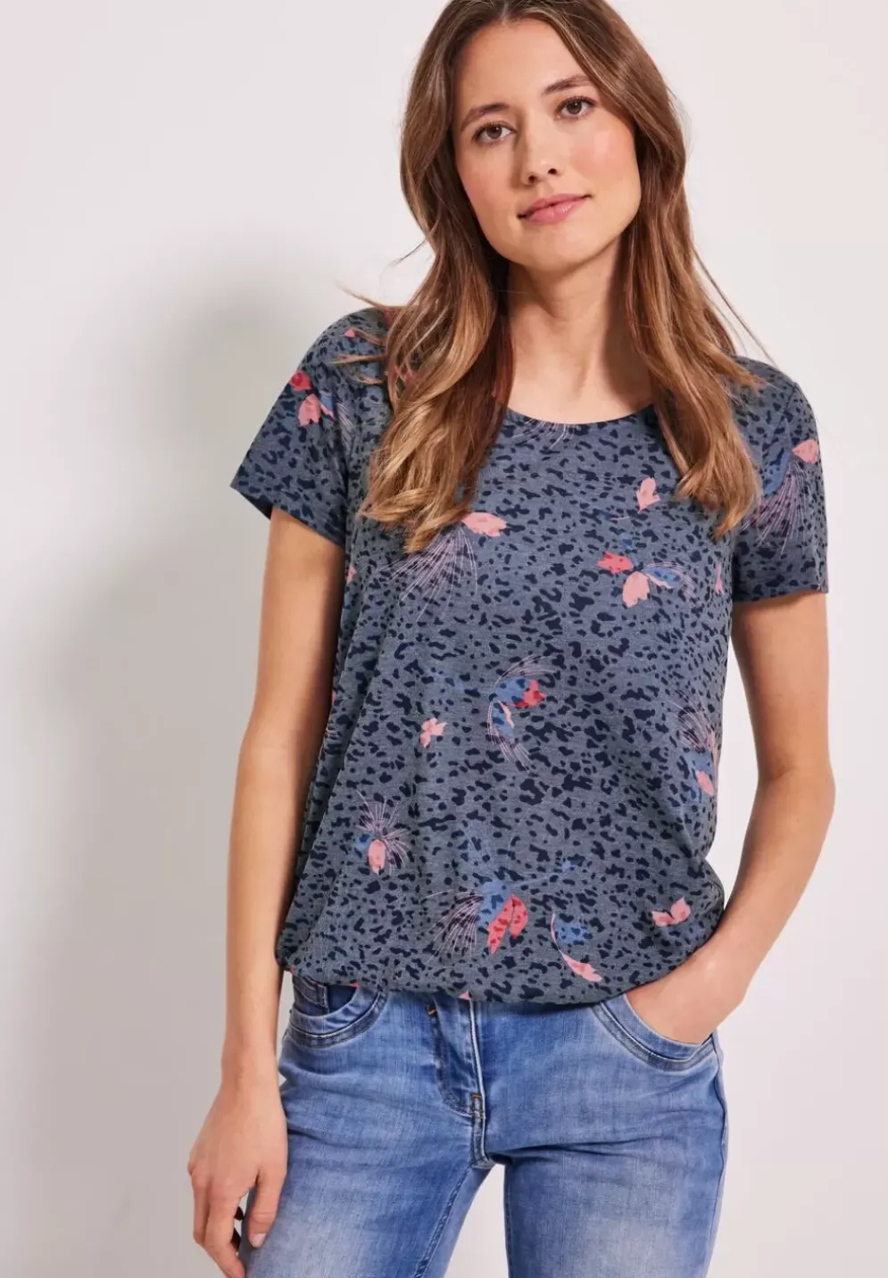 Burn Out Print T-Shirt