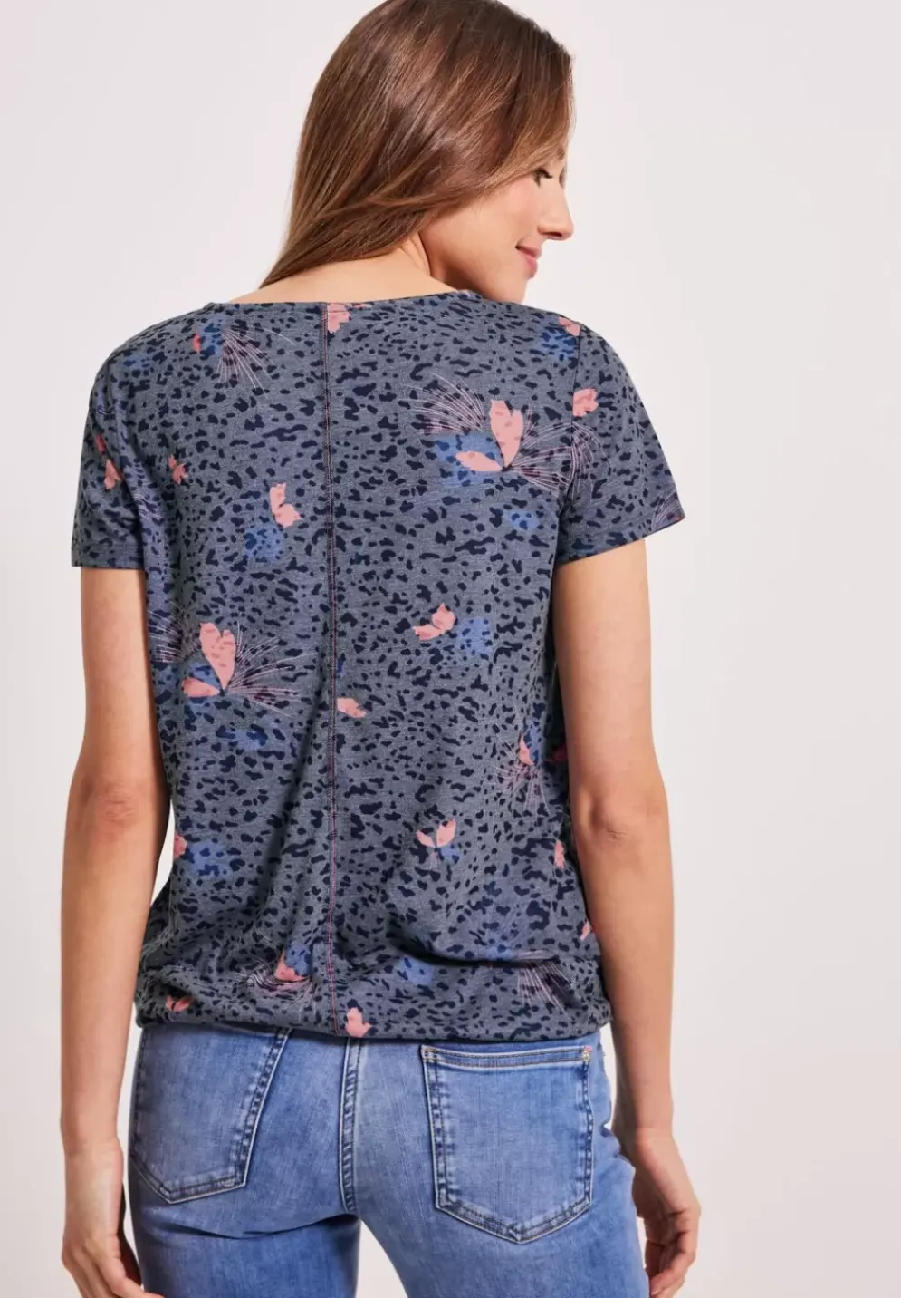 Burn Out Print T-Shirt