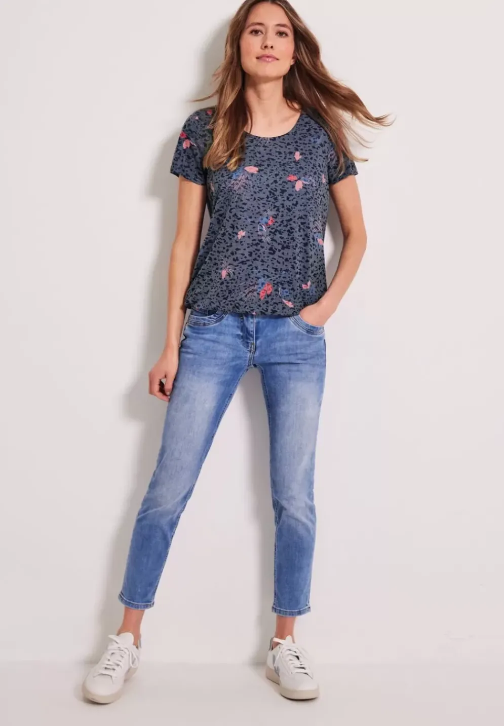 Burn Out Print T-Shirt