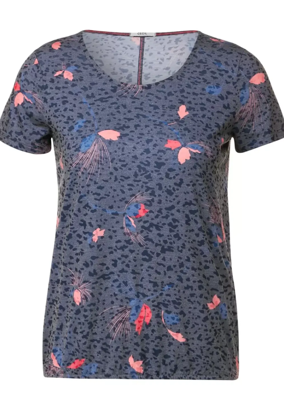 Burn Out Print T-Shirt