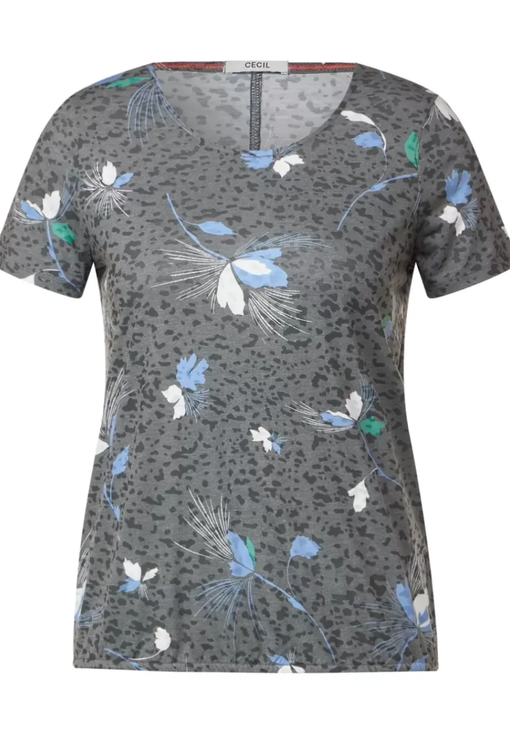 Burn Out Print T-Shirt