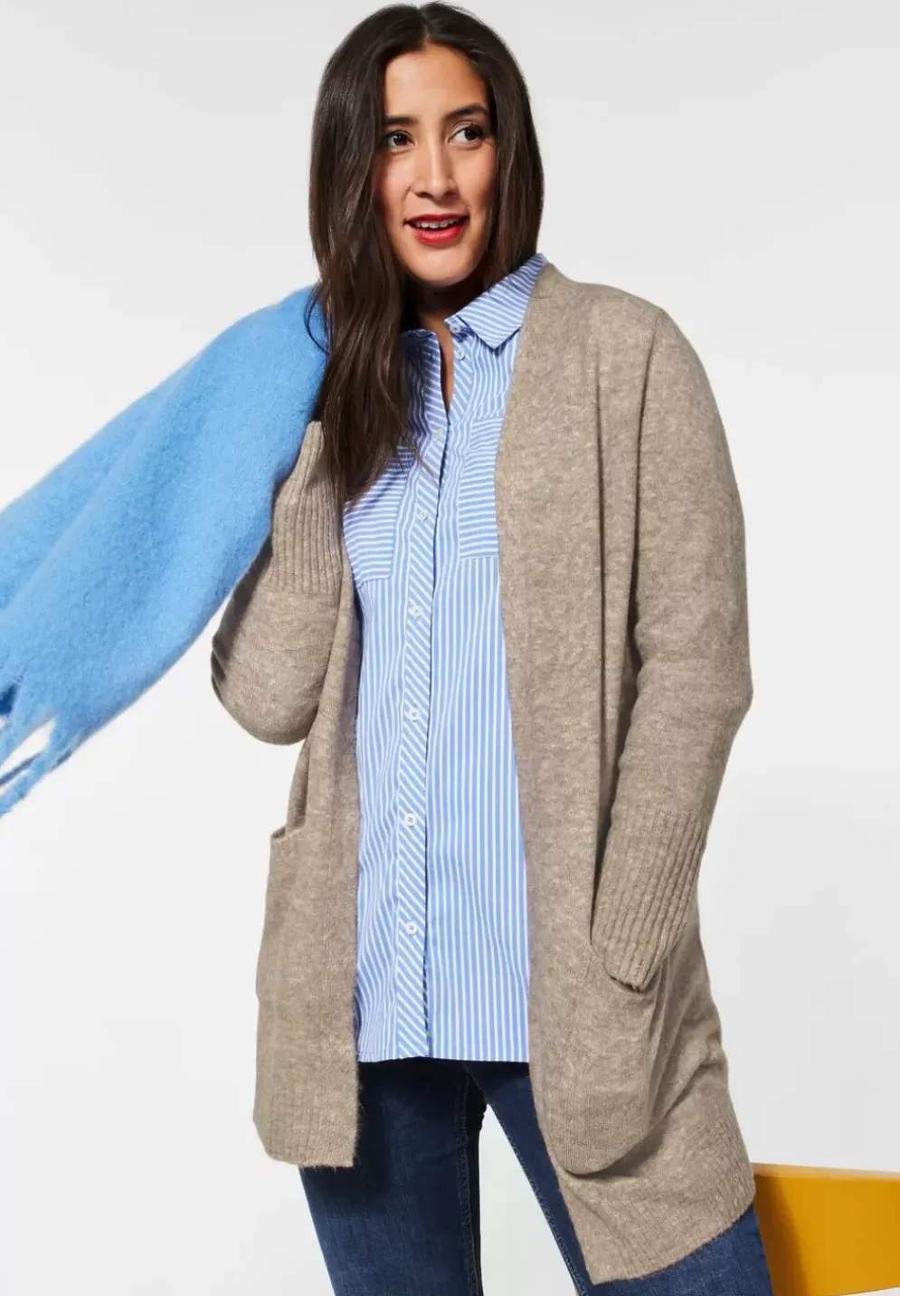 Cardigan In Strickoptik