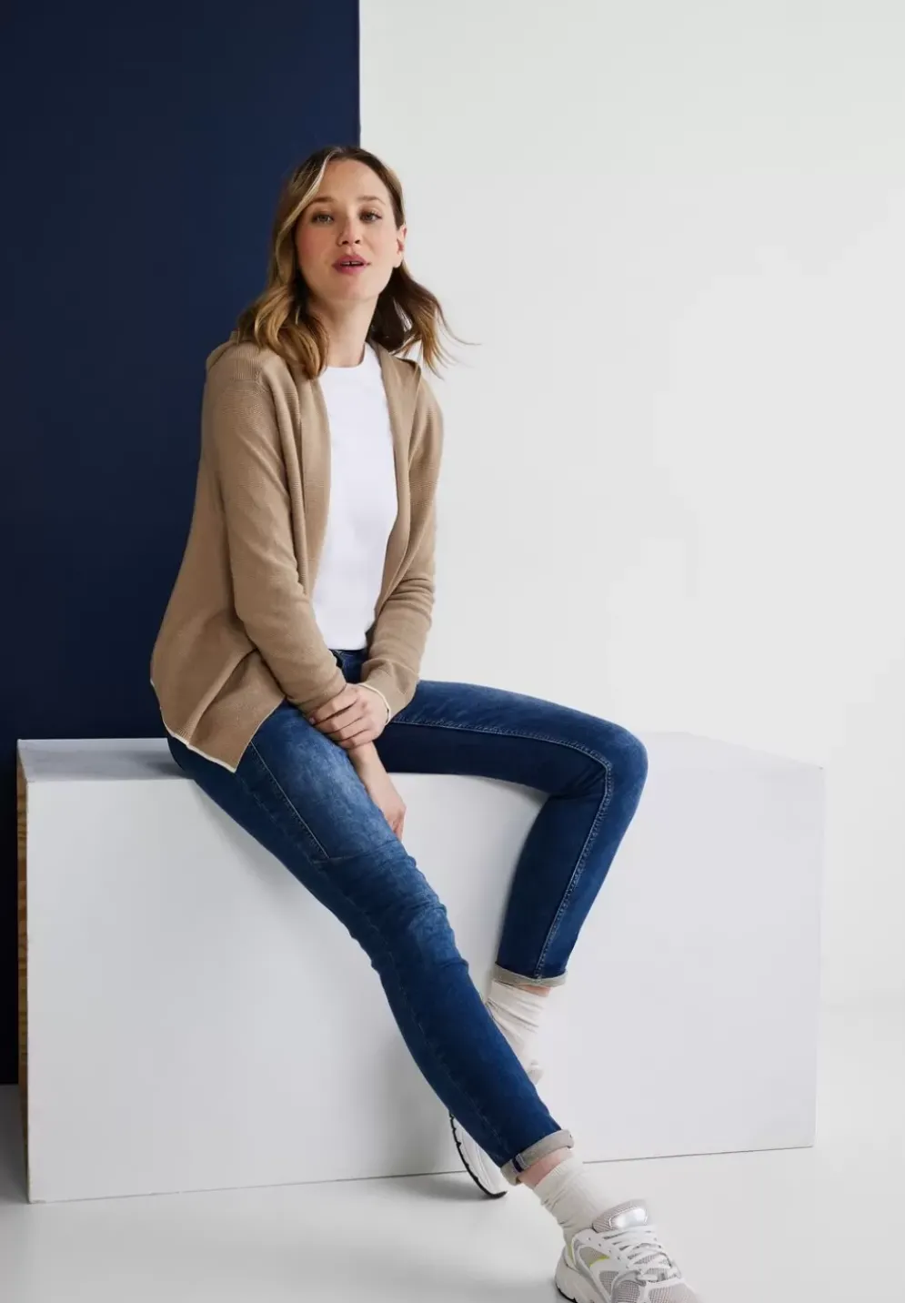 Cardigan In Unifarbe