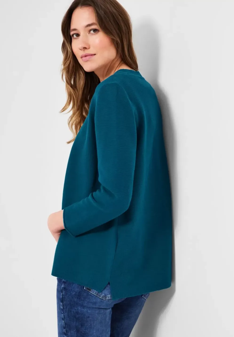 Cardigan Mit 3/4 Armel