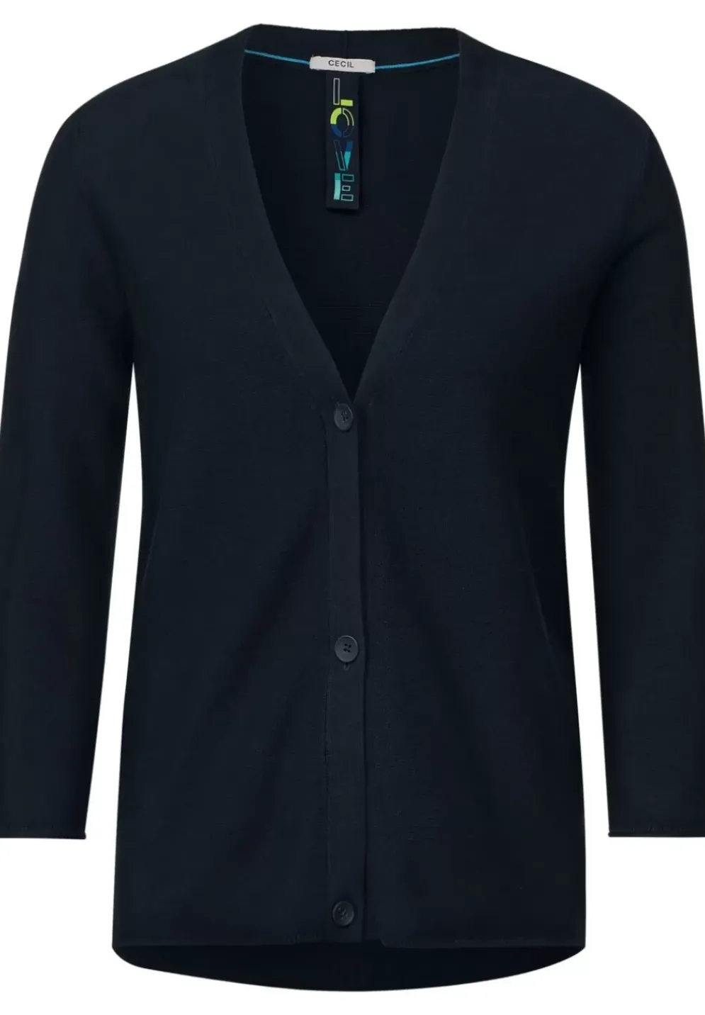 Cardigan Mit 3/4 Armel