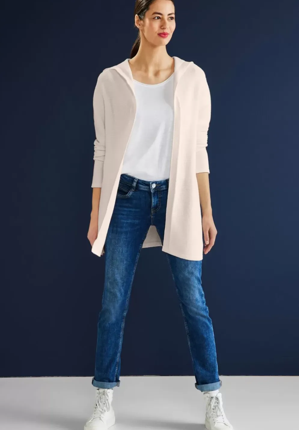 Cardigan Mit Struktur